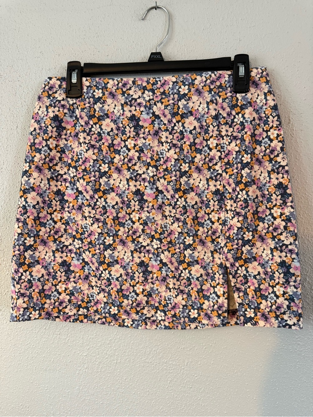 wild fable Floral Mini Skirt in Pink, Navy, Cream, and Yellow
